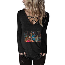 将图片加载到图库查看器,Women's V Neck Long Sleeve