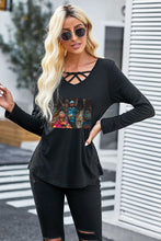 将图片加载到图库查看器，Women&#39;s V Neck Long Sleeve
