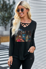 将图片加载到图库查看器，Women&#39;s V Neck Long Sleeve
